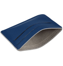 Чехол для карточек Shall Simple, синий