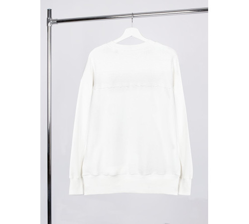 Свитшот оверсайз унисекс Vozduh, молочно-белый