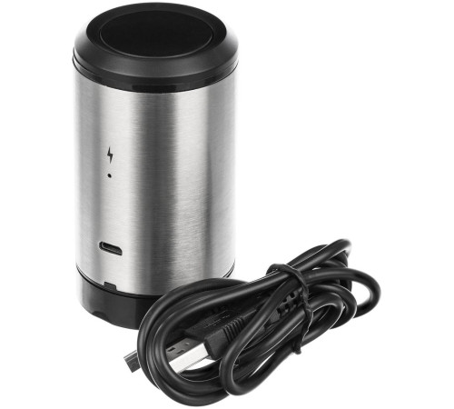 Электрическая пробка для вина Tuoretta, серебристая