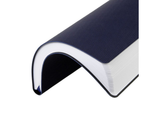 Ежедневник Knit, недатированный, темно-синий