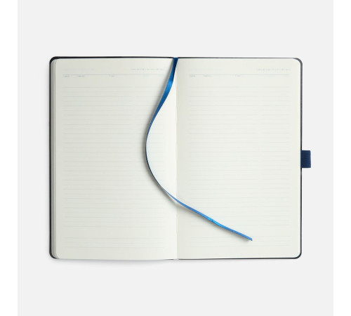 Ежедневник Lungo, недатированный, темно-синий