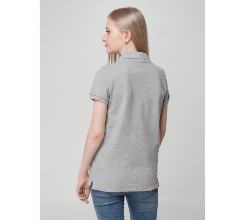 Рубашка поло женская Virma Lady, серый меланж
