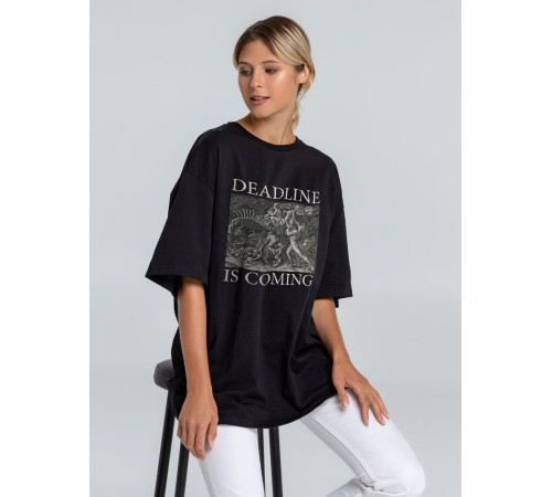 Футболка оверсайз Deadline, черная