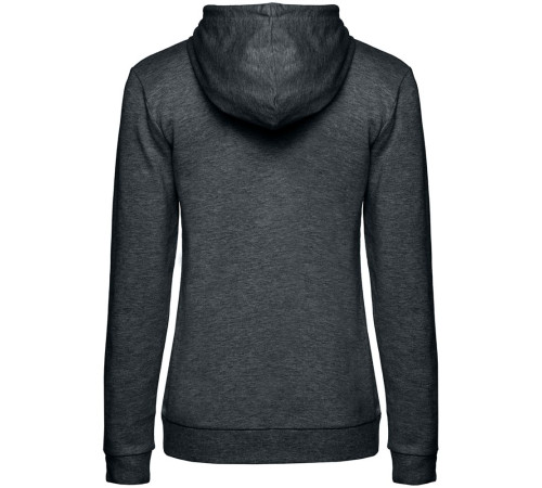 Толстовка с капюшоном женская Hoodie, серый меланж (антрацит)