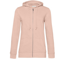 Толстовка на молнии с капюшоном женская BNC Inspire (Organic), розовая