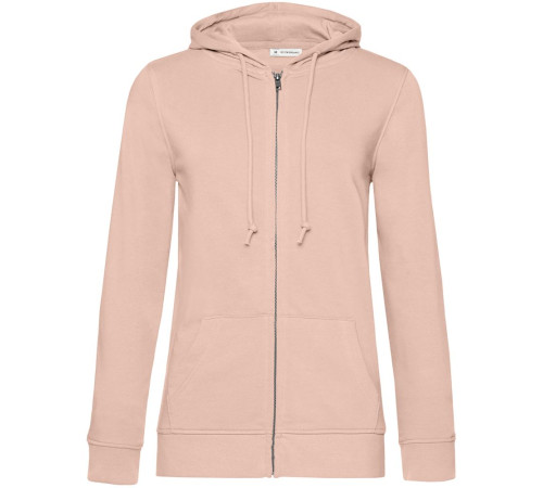 Толстовка на молнии с капюшоном женская BNC Inspire (Organic), розовая