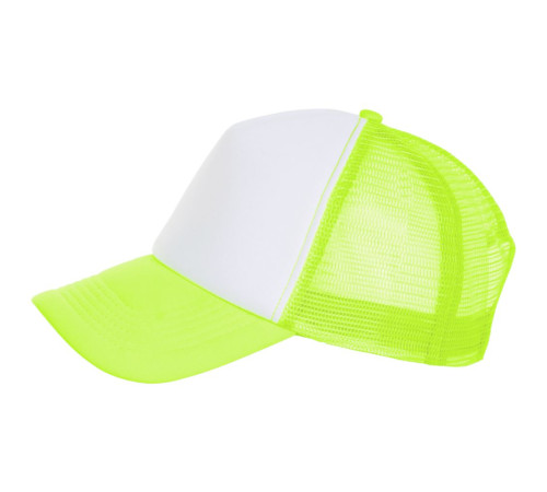 Бейсболка Bubble, желтый неон с белым