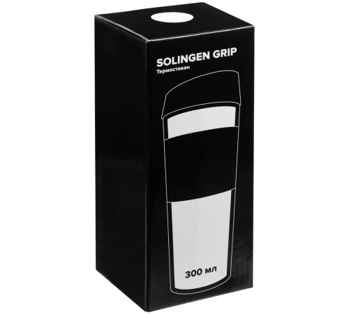Термостакан Solingen Grip, серо-стальной