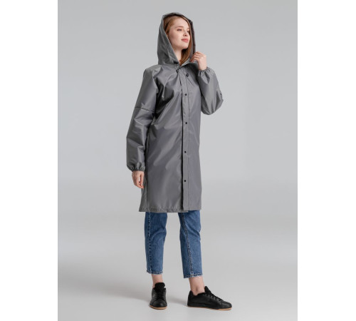 Дождевик со светоотражающими элементами Rainman Blink, серый