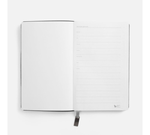 Ежедневник Petrus, недатированный, серый