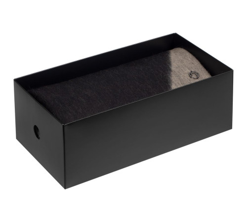 Палантин Charming, черный с бежевым