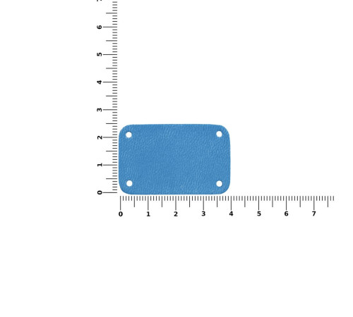 Лейбл Latte, S, голубой