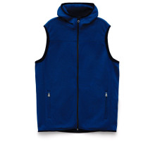 Жилет с капюшоном унисекс Gotland, синий