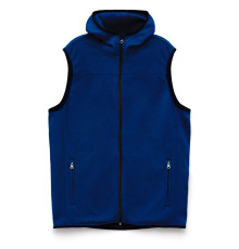 Жилет с капюшоном унисекс Gotland, синий