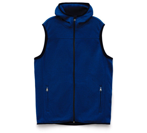 Жилет с капюшоном унисекс Gotland, синий