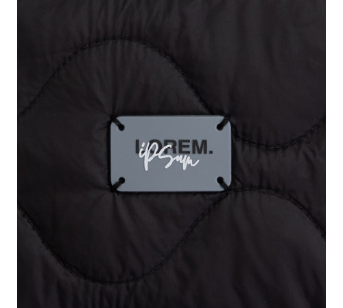 Лейбл из ПВХ Kreta, S, серый