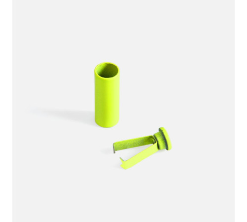 Наконечник для шнурка Nozzle, ver.2, желтый неон