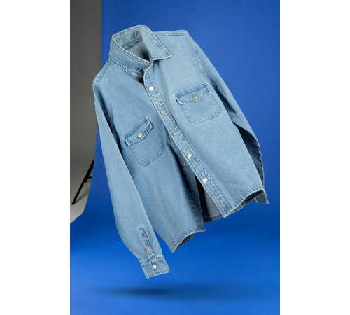 Куртка джинсовая O3, голубая