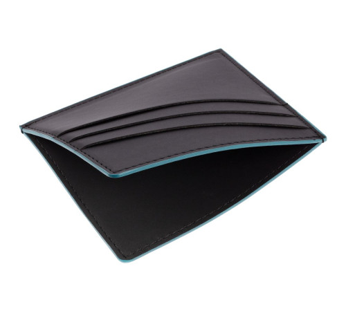 Картхолдер Multimo, черный с бирюзовым