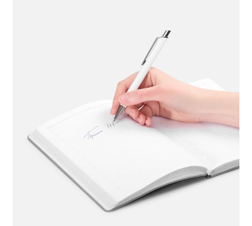 Ручка шариковая Konvent, матовая, белая