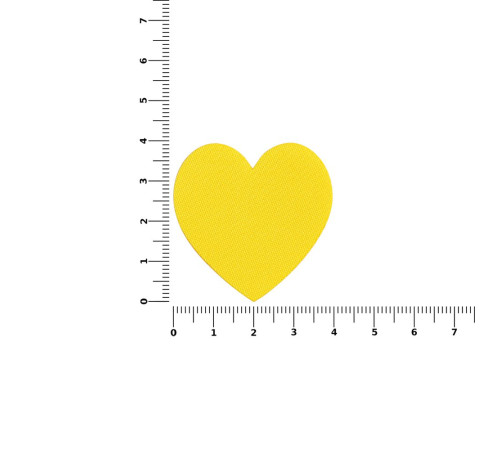 Наклейка тканевая Lunga Сor, M, желтая