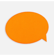 Наклейка тканевая Lunga Bubble, M, оранжевый неон