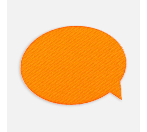 Наклейка тканевая Lunga Bubble, M, оранжевый неон