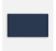 Лейбл из ПВХ Dzeta, M, темно-синий