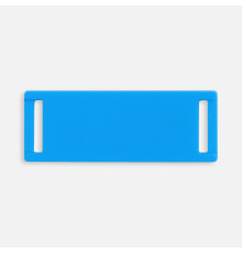 Лейбл из ПВХ Kova, голубой