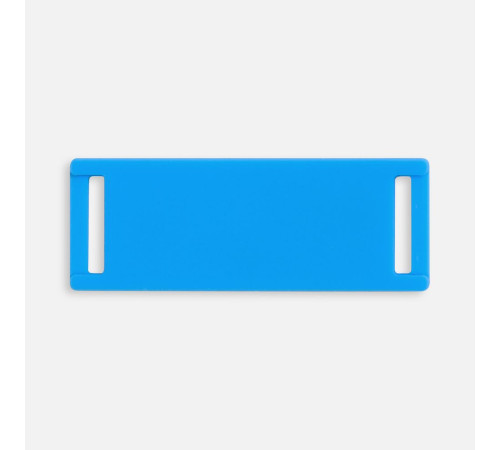 Лейбл из ПВХ Kova, голубой