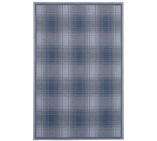 Плед Duotone, синий с белым