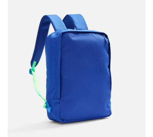 Рюкзак B2, синий с зелеными стропами