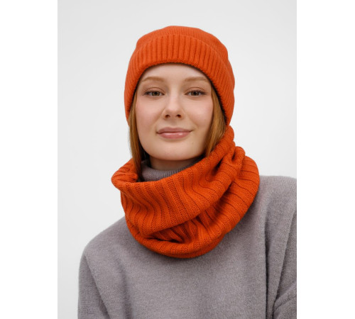 Шапка ComFleece, темно-оранжевая (кирпичная)