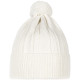 Шапка Knit Beat, белая (молочная)
