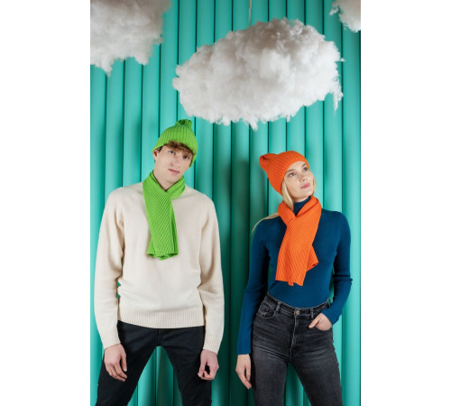 Шапка Yong, оранжевая (апельсин)