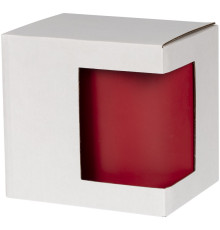 Коробка для кружки с окном Cupcase, белая