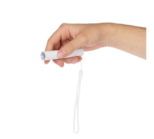 Фонарик аккумуляторный Falkirk, белый