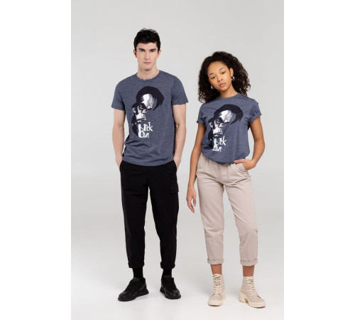 Футболка «Меламед. Nick Cave», темно-синий меланж