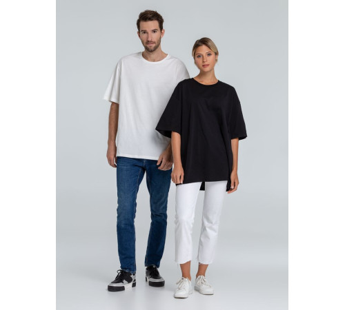 Футболка оверсайз «Чистая соль», черная