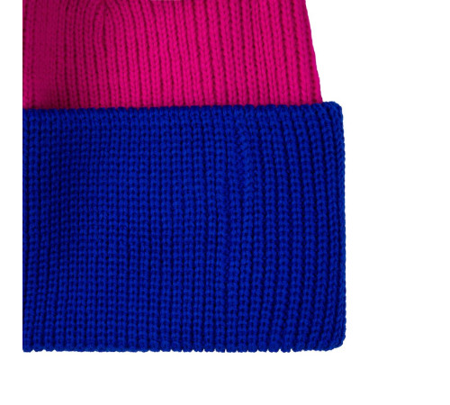 Шапка Snappy, розовая (фуксия) с синим