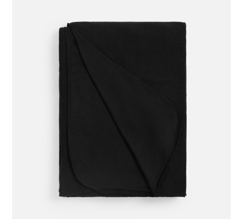 Флисовый плед Warm&Peace, черный