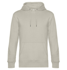 Толстовка с капюшоном унисекс King, дымчато-серая