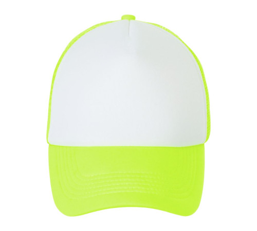 Бейсболка Bubble, желтый неон с белым