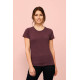 Футболка женская Regent Fit Women, коричневая (терракотовая)