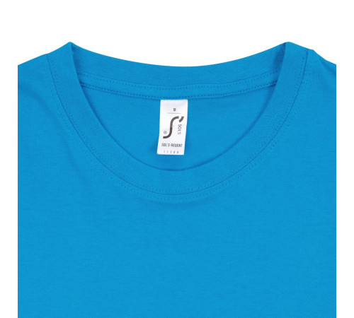 Футболка унисекс Regent 150, ярко-бирюзовая