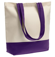 Холщовая сумка Shopaholic, фиолетовая