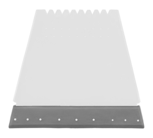 Скребок с водосгоном Snowie, белый