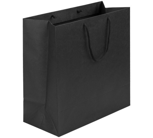 Пакет бумажный Porta L, черный