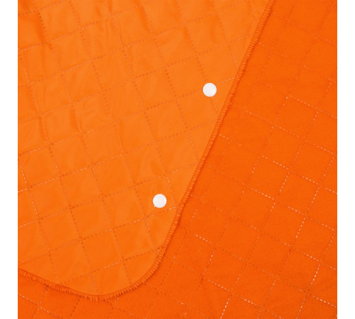 Плед-пончо для пикника SnapCoat, оранжевый