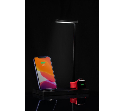 Зарядная станция с лампой Quick Trick, черная